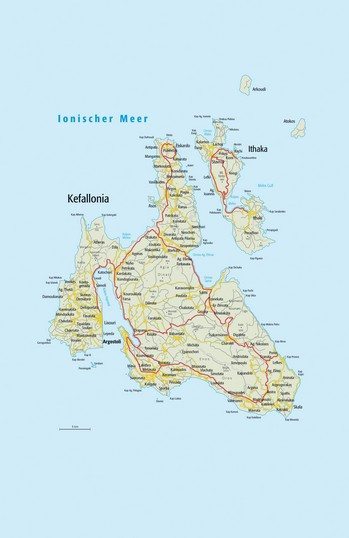 Kefalonia Karte | Karte