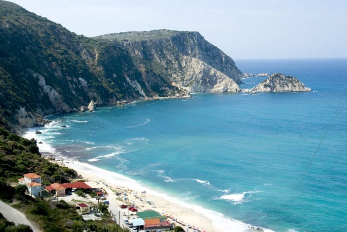 Petani Beach auf der Halbinsel Paliki