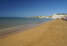Die vielfältige Halbinsel Paliki auf Kefalonia Xi Beach auf der Halbinsel Paliki