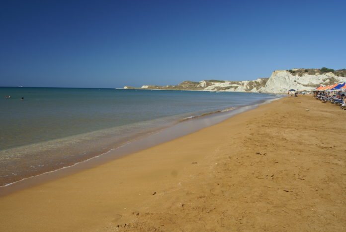 Xi Beach auf der Halbinsel Paliki